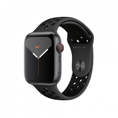 AppleApple 太空灰配黑色 Nike運動錶帶
