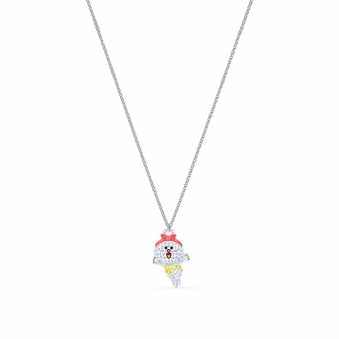 Swarovski施華洛世奇 Line Friends銀項鍊