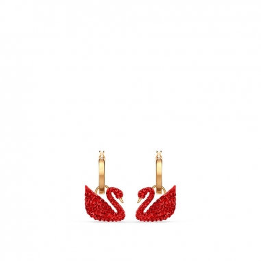Swarovski施華洛世奇 Iconic Swan金耳環