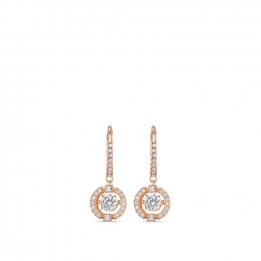 Swarovski施華洛世奇 Sparkling DC玫瑰金耳環