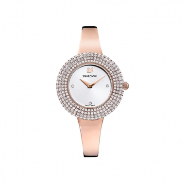 Swarovski施華洛世奇 Crystal Rose 玫瑰金手鐲錶