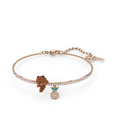 Swarovski施華洛世奇 Line Friends玫瑰金手鐲