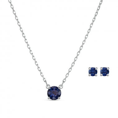 Swarovski施華洛世奇 Attract銀耳墜組