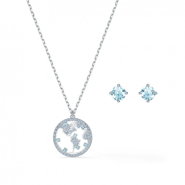 Swarovski施華洛世奇 Travel銀耳墜組