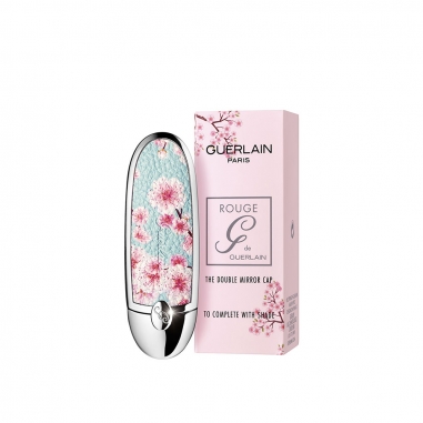 GUERLAIN嬌蘭 紅寶之吻高訂唇膏彩殼(漫天粉櫻限量版)詩意藍