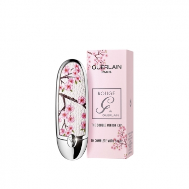GUERLAIN嬌蘭 紅寶之吻高訂唇膏彩殼(漫天粉櫻限量版 )寧靜白