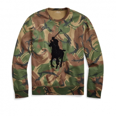 POLO RALPH LAUREN拉夫勞倫 Big Pony 迷彩運動衫