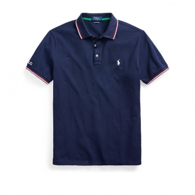 POLO RALPH LAUREN拉夫勞倫 定制修身版型網格網球衫