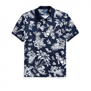 POLO RALPH LAUREN拉夫勞倫 定制修身版型小熊圖案 Polo 衫