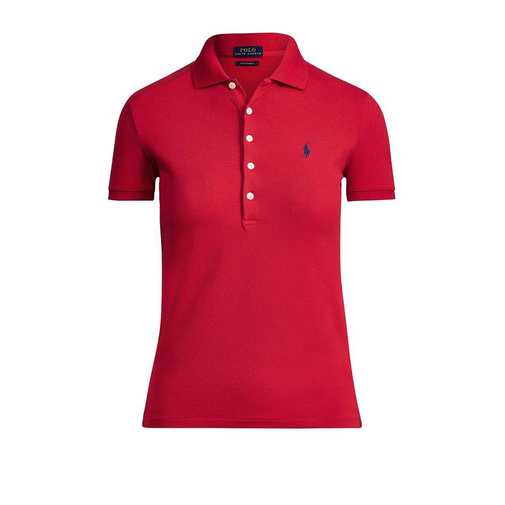 POLO RALPH LAUREN 女生修身棉質短袖POLO衫