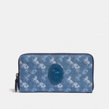 Coach蔻馳(精品) HORSE AND CARRIAGE ACCORDION皮夾