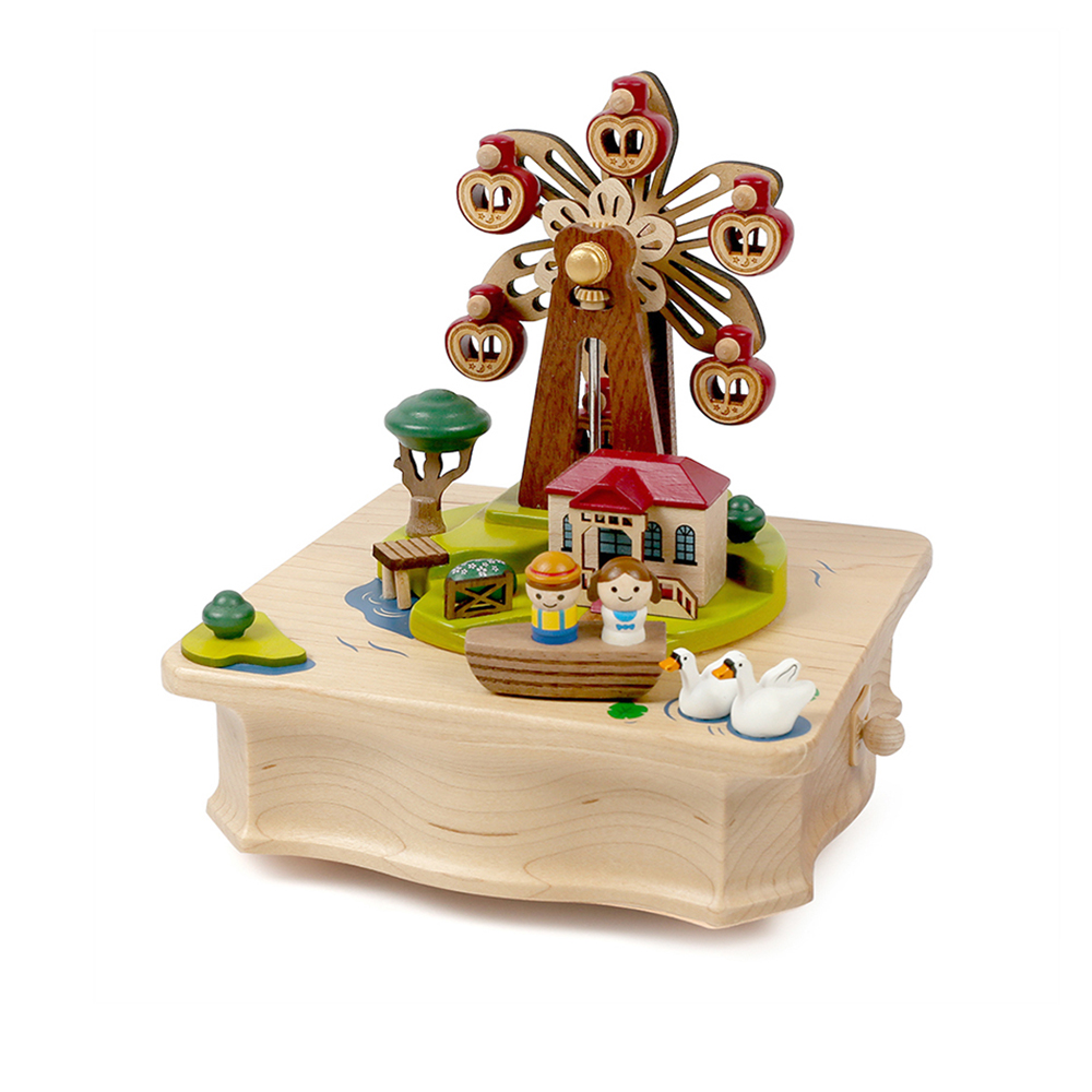 Jean Cultural 知音文創 古典頑童歷險木製繞圈音樂鈴