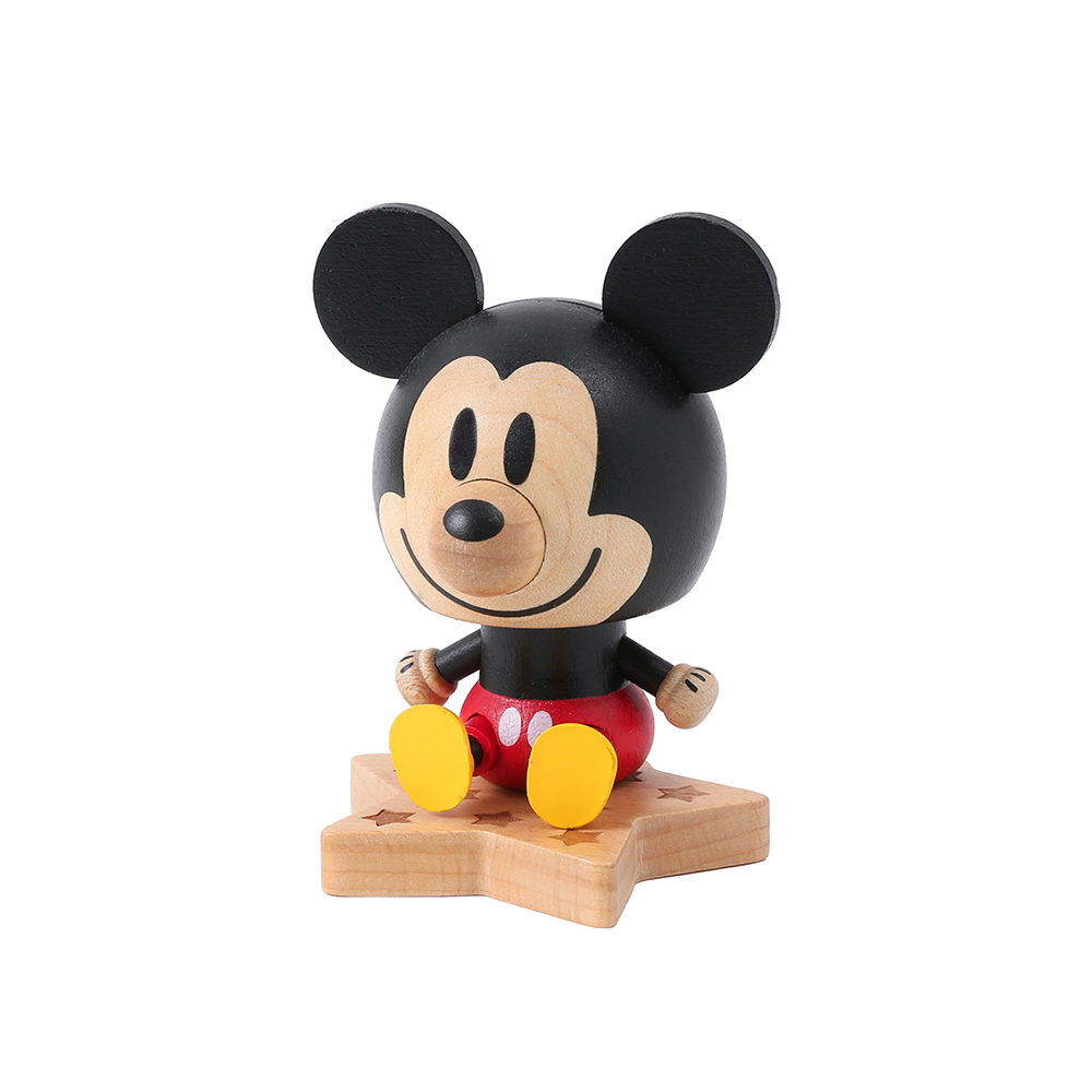 Jean Cultural 知音文創｜DISNEY 迪士尼系列 米奇木製彈簧擺飾