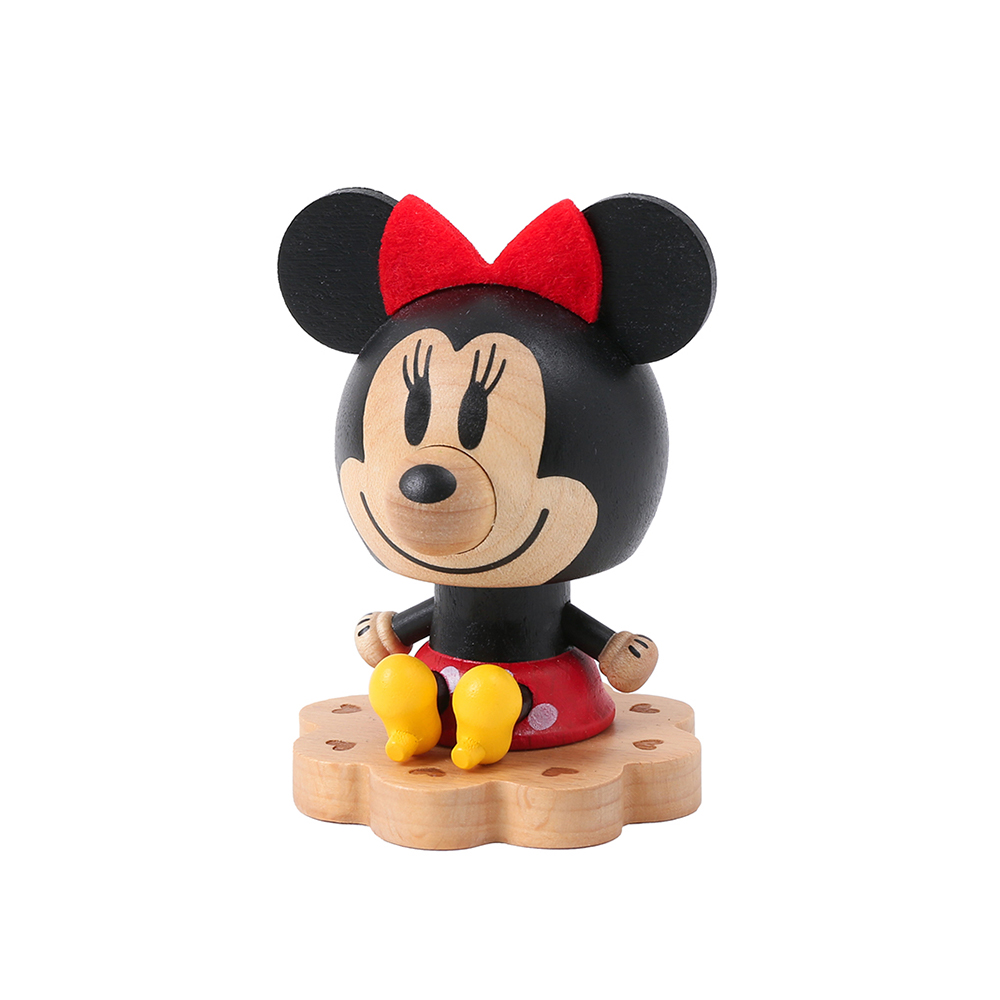 Jean Cultural 知音文創｜DISNEY 迪士尼系列 米妮木製彈簧擺飾