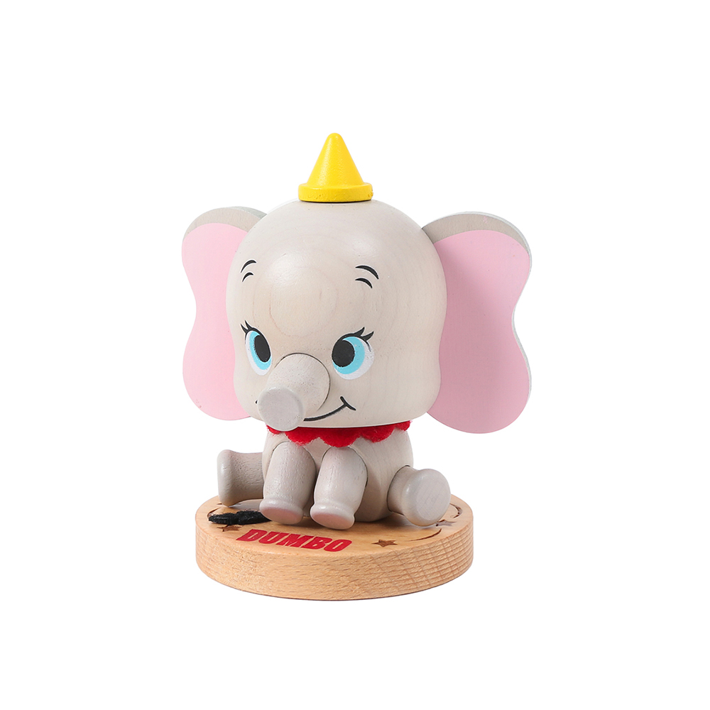Jean Cultural 知音文創｜DISNEY 迪士尼系列 小飛象木製彈簧擺飾