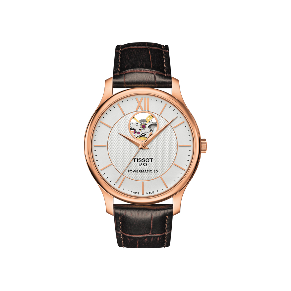 TISSOT 天梭 經典傳統敞開心Automatic自動男士手錶
