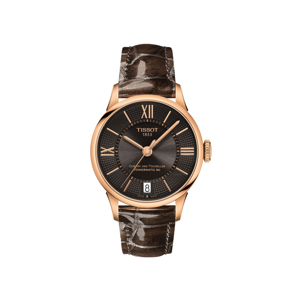 TISSOT 天梭 CHEMIN DES TOURELLES POWERMATIC 80 女士腕錶