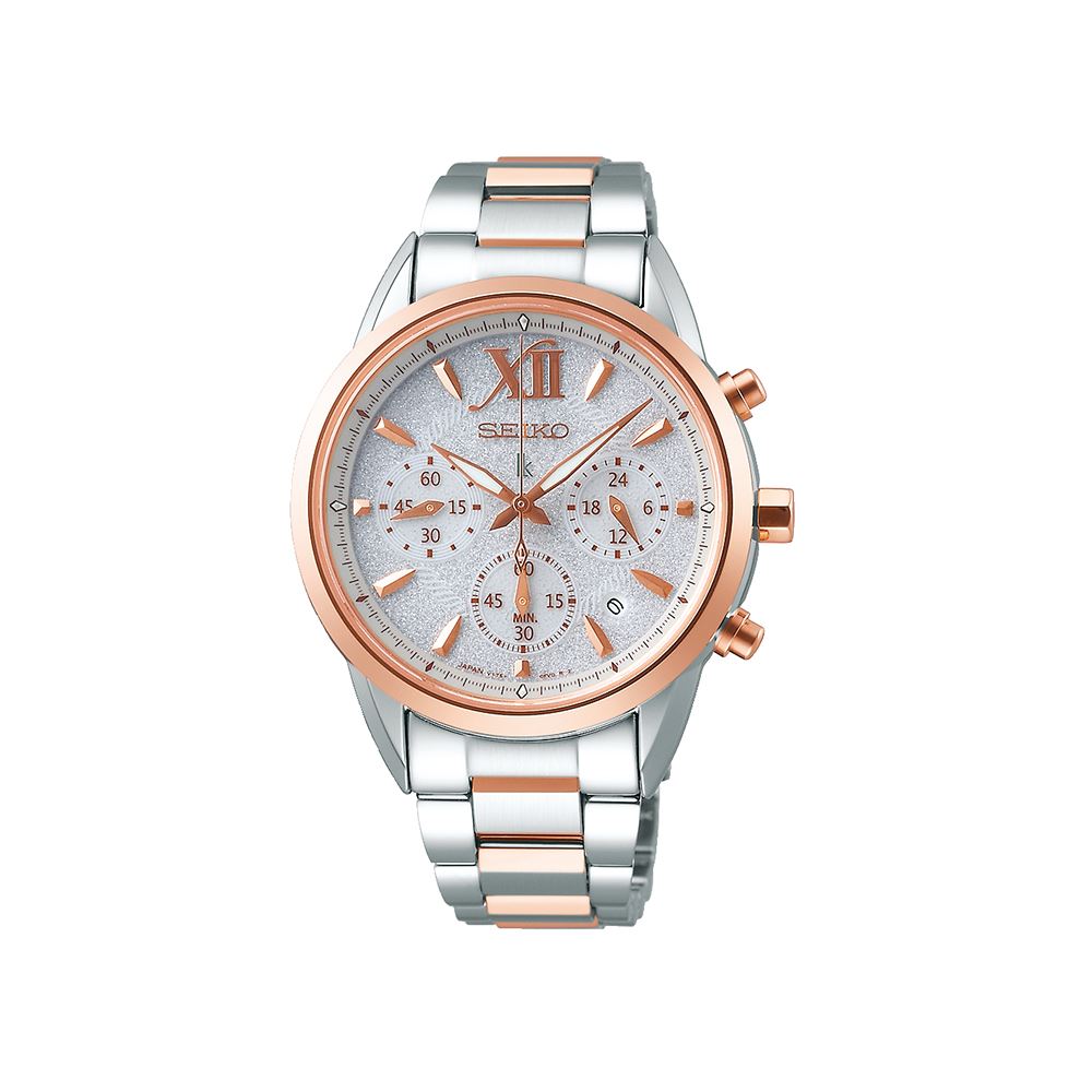 SEIKO LUKIA雅緻亮粉太陽能女錶