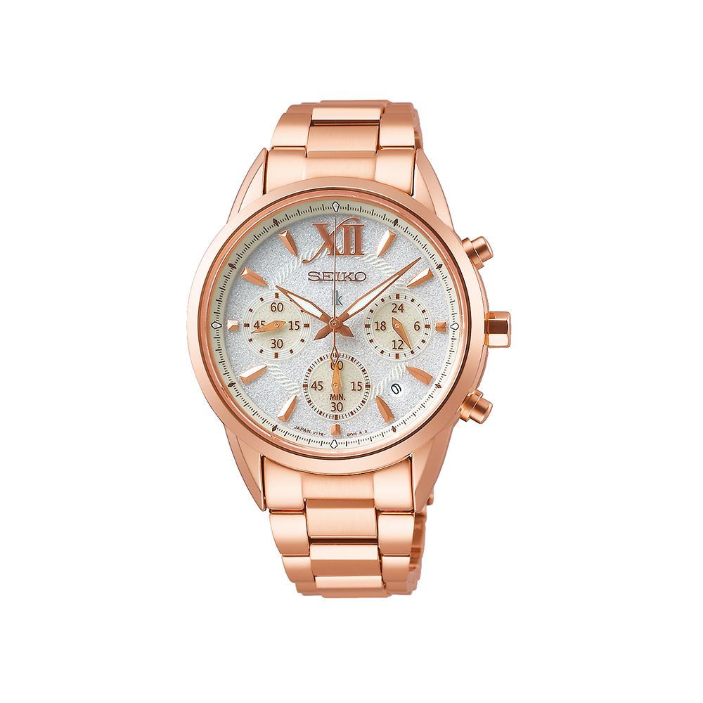 SEIKO LUKIA雅緻亮粉太陽能女錶