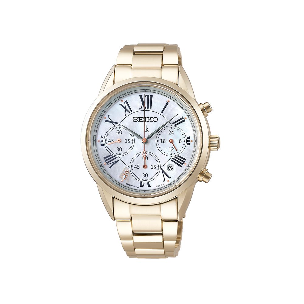 SEIKO 廣告款 LUKIA 優雅甜美太陽能腕錶