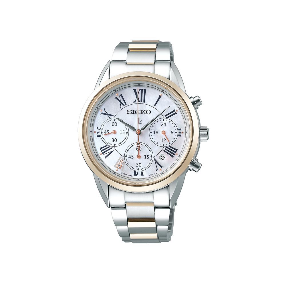 SEIKO 太陽能三眼計時腕錶