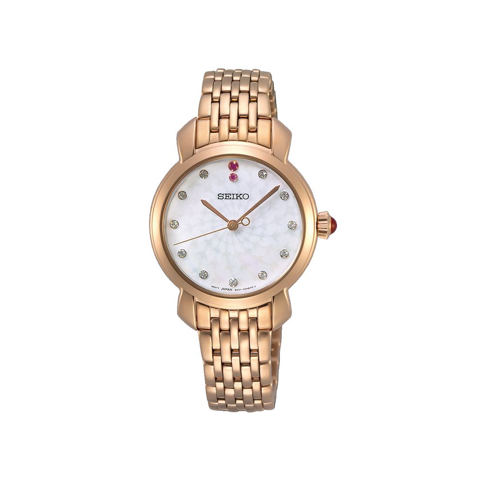 SEIKO 典雅晶鑽時尚女錶
