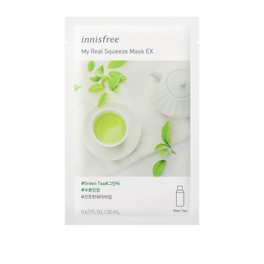 innisfree悅詩風吟 我的真萃綠茶面膜20入特惠組