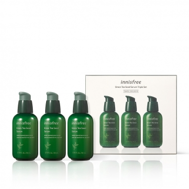 innisfree悅詩風吟 綠茶籽保濕精華三支裝特惠組