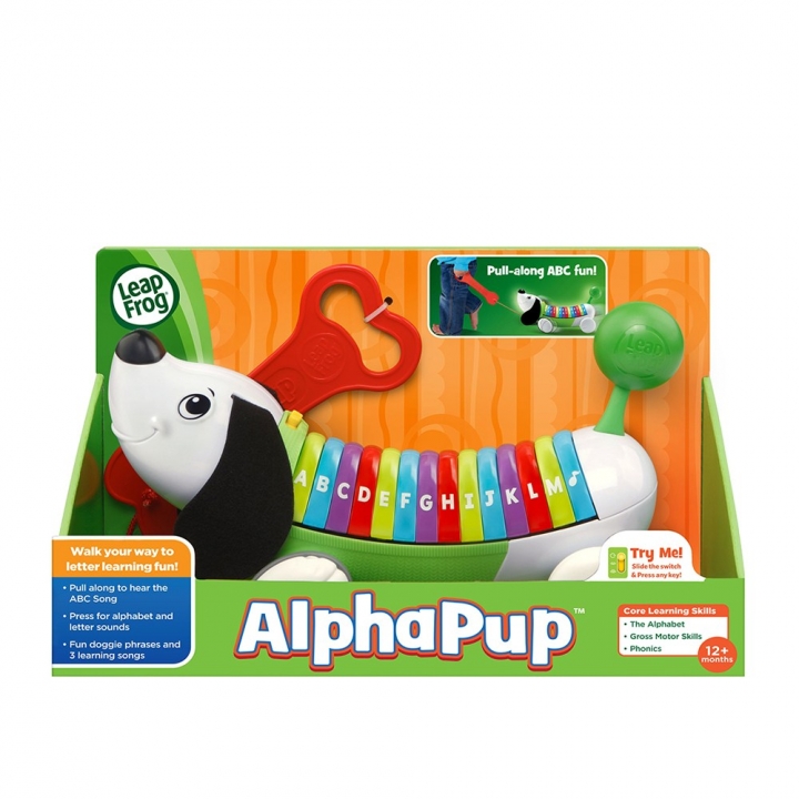  彩虹字母小狗(綠)