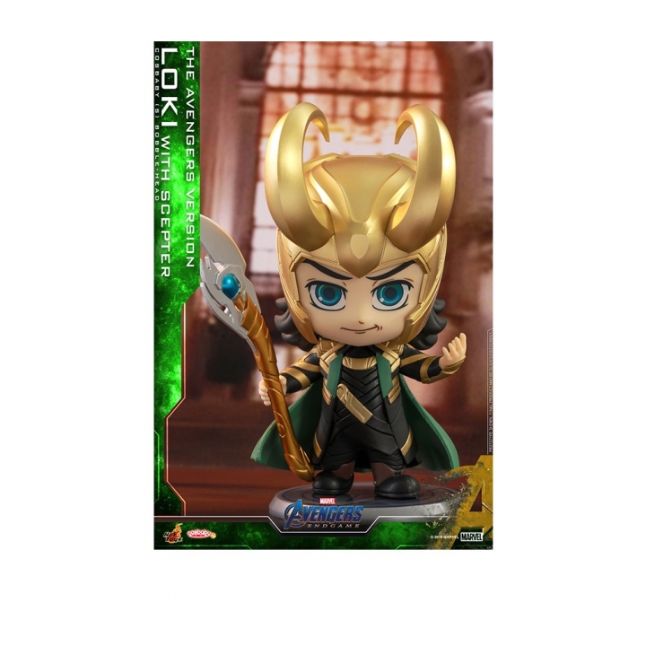 COSB578 Loki with Scepter (The Avengers Version) Cosbaby (S) Bobble-HeadCOSB578 復仇者聯盟：終局之戰 洛基 經典戰服款