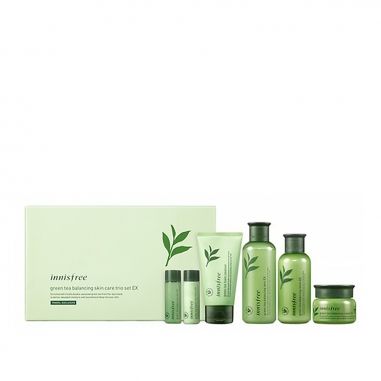 innisfree悅詩風吟 綠茶平衡肌膚護理三件特惠組