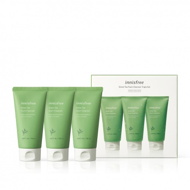 innisfree悅詩風吟 綠茶潔顏泡泡三支裝特惠組