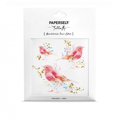 PAPERSELFPAPERSELF 刺青貼紙 知更鳥