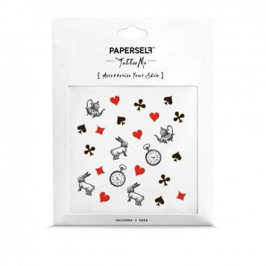 PAPERSELFPAPERSELF 刺青貼紙 愛莉絲夢遊