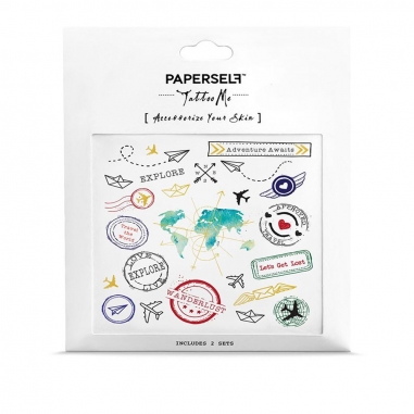 PAPERSELFPAPERSELF 刺青貼紙 旅行夢想家