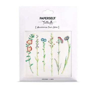 PAPERSELFPAPERSELF 刺青貼紙 古著花