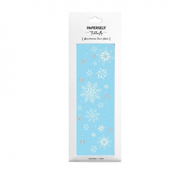 PAPERSELFPAPERSELF 刺青貼紙 銀白雪花
