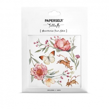 PAPERSELFPAPERSELF 刺青貼紙 乾燥薔薇