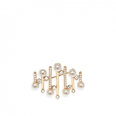 GrosseGrosse Pearl Light 玫瑰金胸針