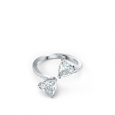 Swarovski施華洛世奇 AttractSoul雙愛心戒