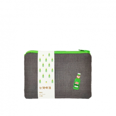 娜吉小物娜吉小物 刺繡零錢包 啤酒