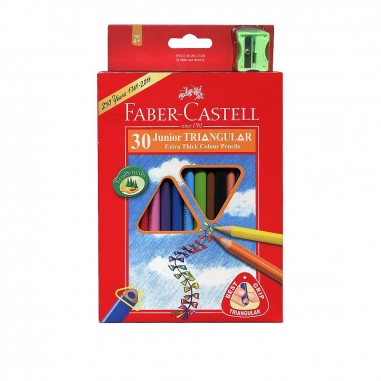 Faber-Castell輝柏 大三角彩色鉛筆3.3mm 30色