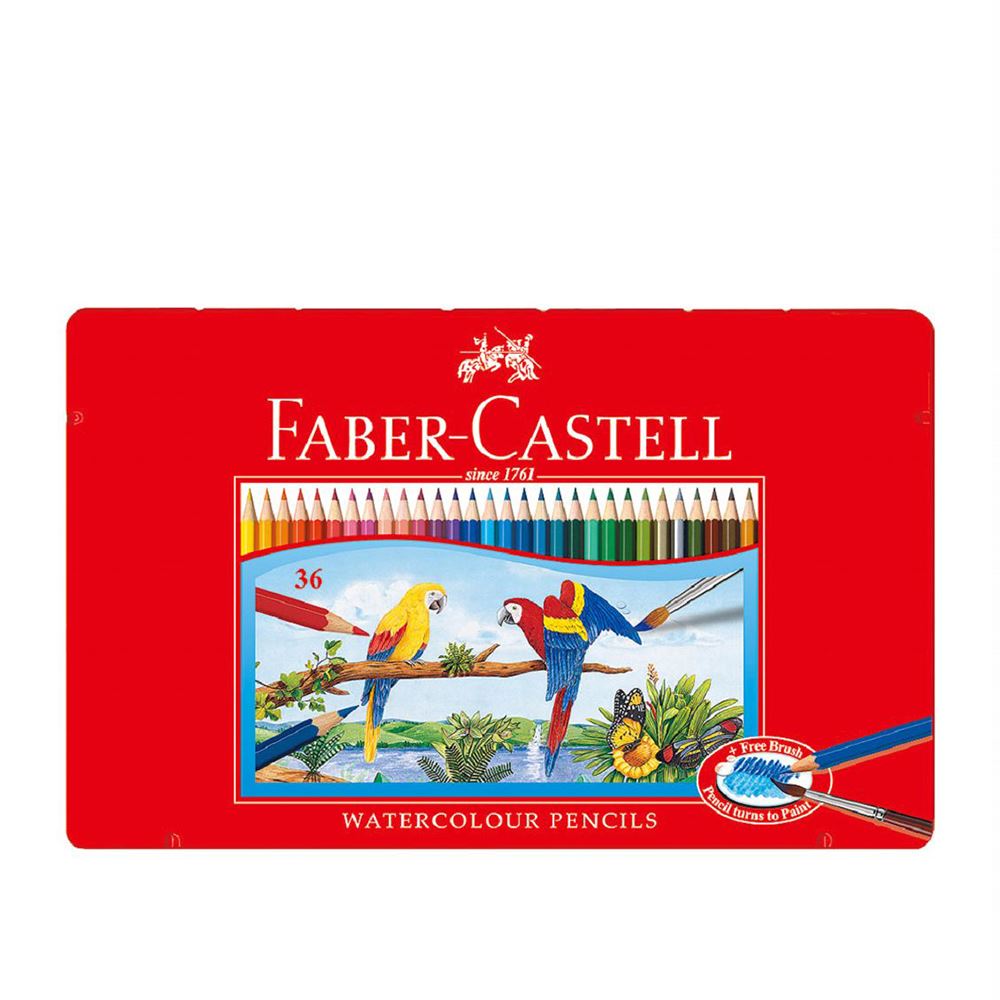 Faber-Castell 德國 Faber Castell 輝柏｜36色水性色鉛筆（附水彩筆）