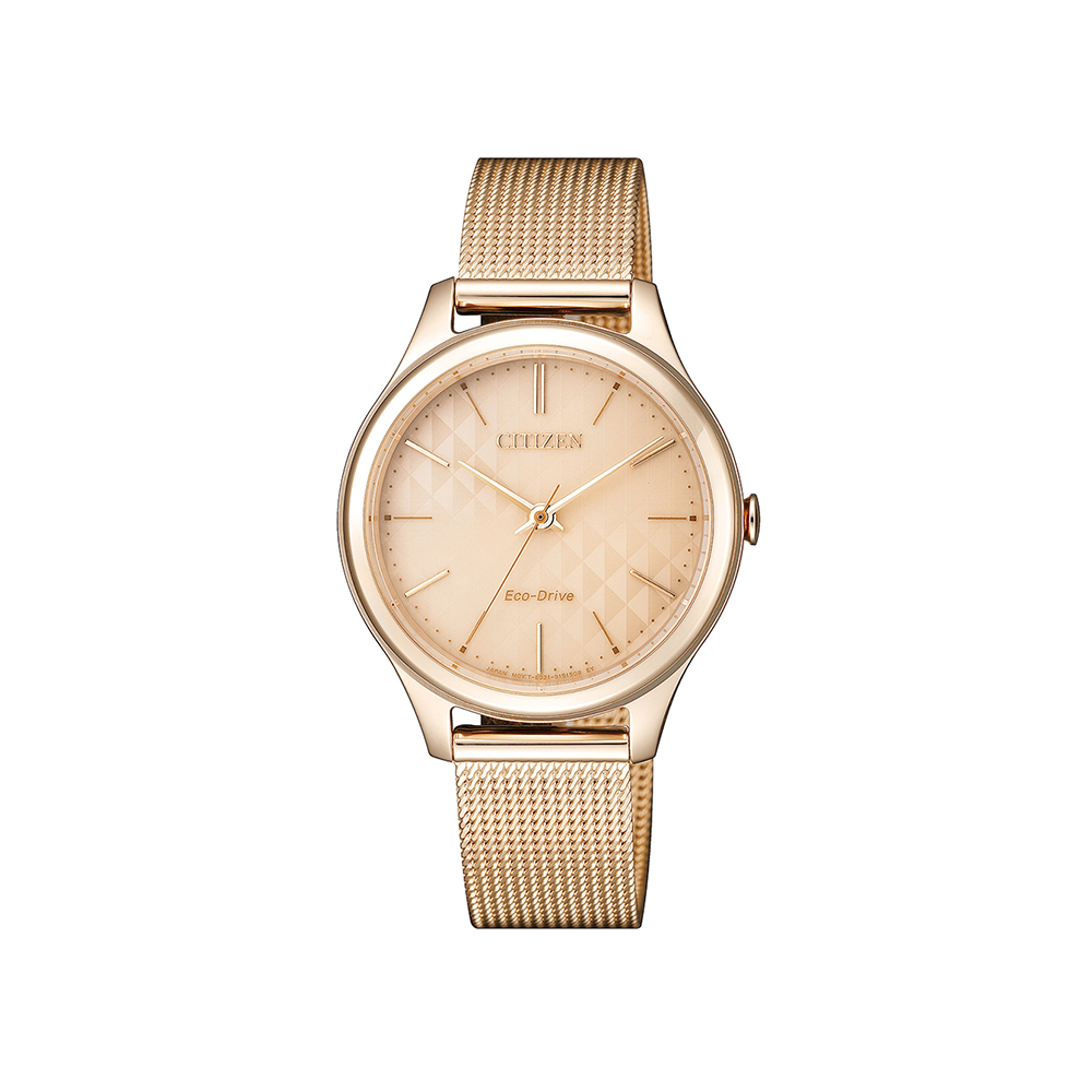 Citizen 優雅時尚米蘭風光動能時尚腕錶