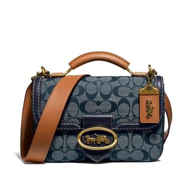 Coach蔻馳(精品) RILEY TOP HANDLE 22斜背包