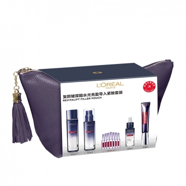 L'Oreal Paris巴黎萊雅 復顏玻尿酸水光充盈導入緊致特惠組