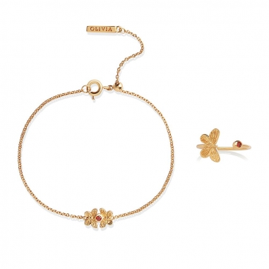Olivia BurtonOlivia Burton 3D Butterfly手鍊+戒組